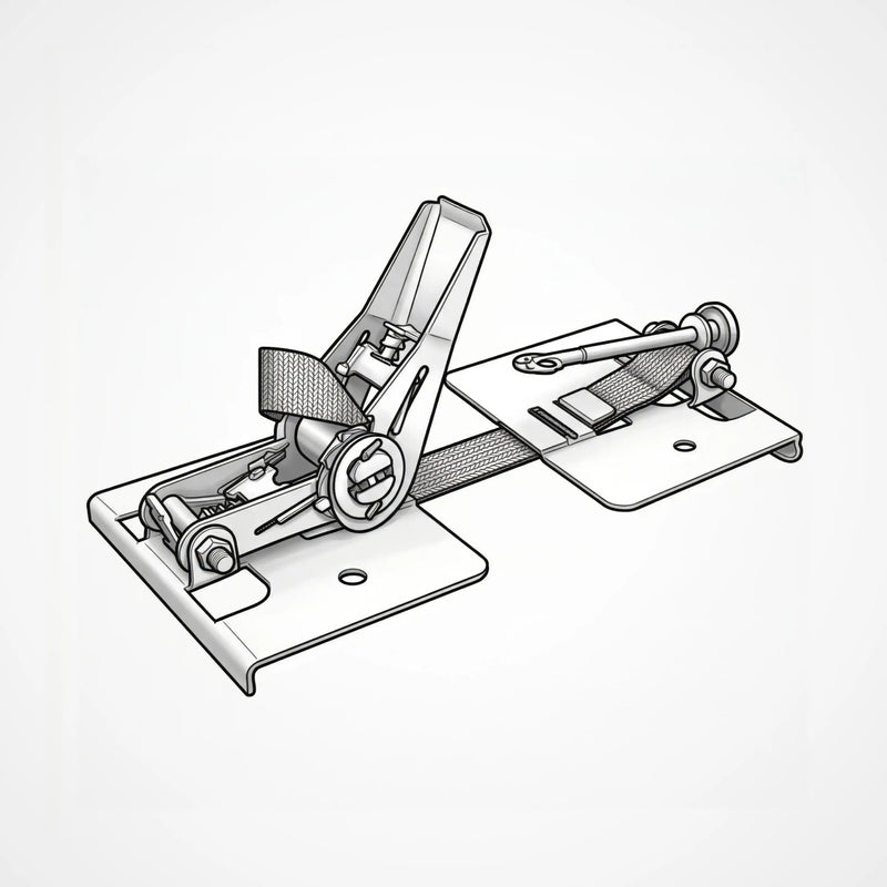 4" Floor Strap Clamp