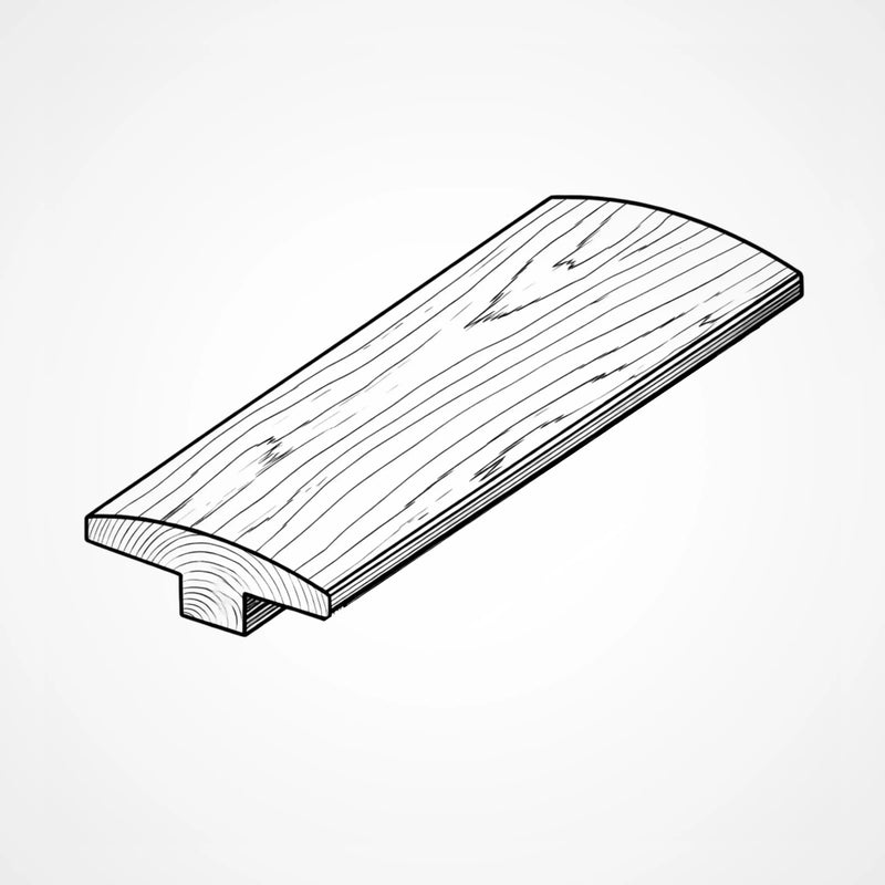 T-Molding - 8ft Unf. Red Oak